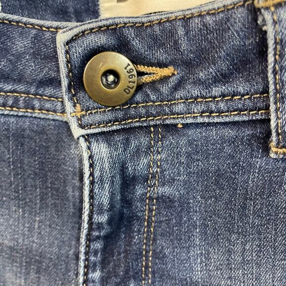 DL1961 Premium Coco Curvy Straight Pacific Mid Rise Denim Jeans 27 - Picture 7 of 8